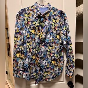 Robert Graham Pattern Button Down Shirt
